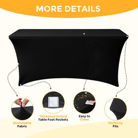 Lemict 6-pack bulk set for 8ft tables at events
