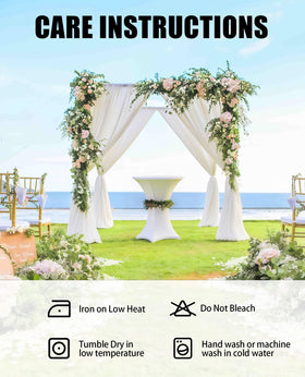 Lemict wedding banquet tablecloth provides a polished, reusable solution.