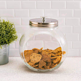 Le'raze kitchen counter jars enhance modern home decor.