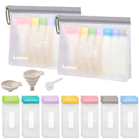 Lerine reusable protein container go demonstrates on-the-go storage and freshness.