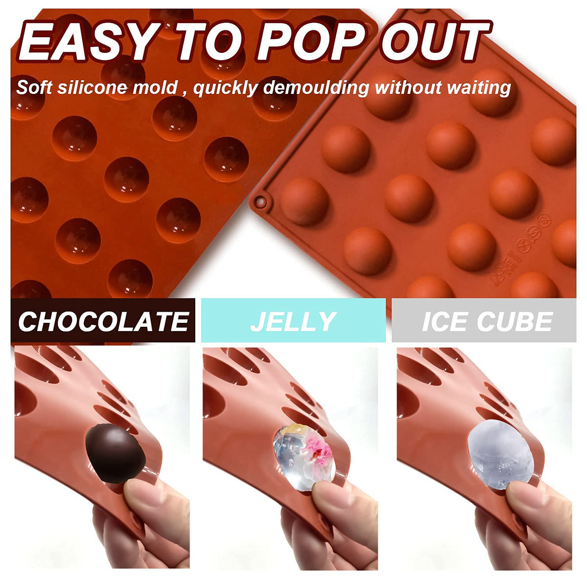Oven-safe Lerykin silicone mold inside an oven showing versatility
