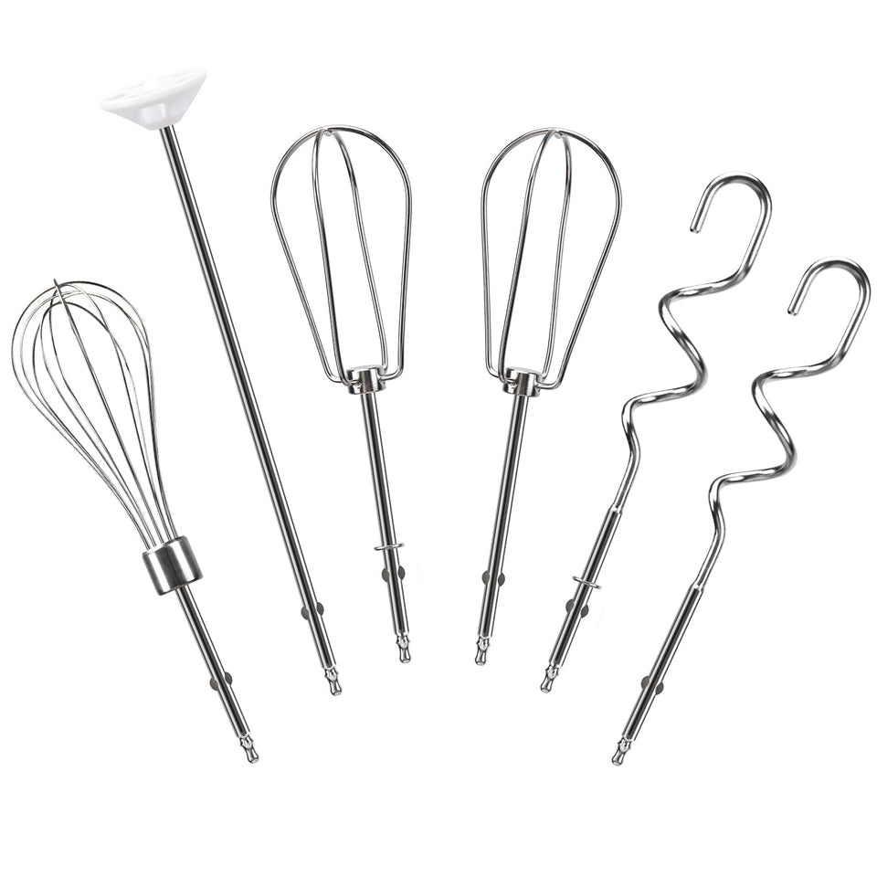 LEWEREST hand mixer beaters assembly for Cuisinart CHM series, precise fit and durable stainless steel