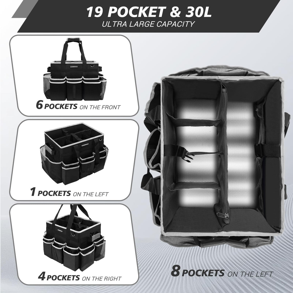 LIANGSHENGYUAN caddy side view highlights spacious interior organization.