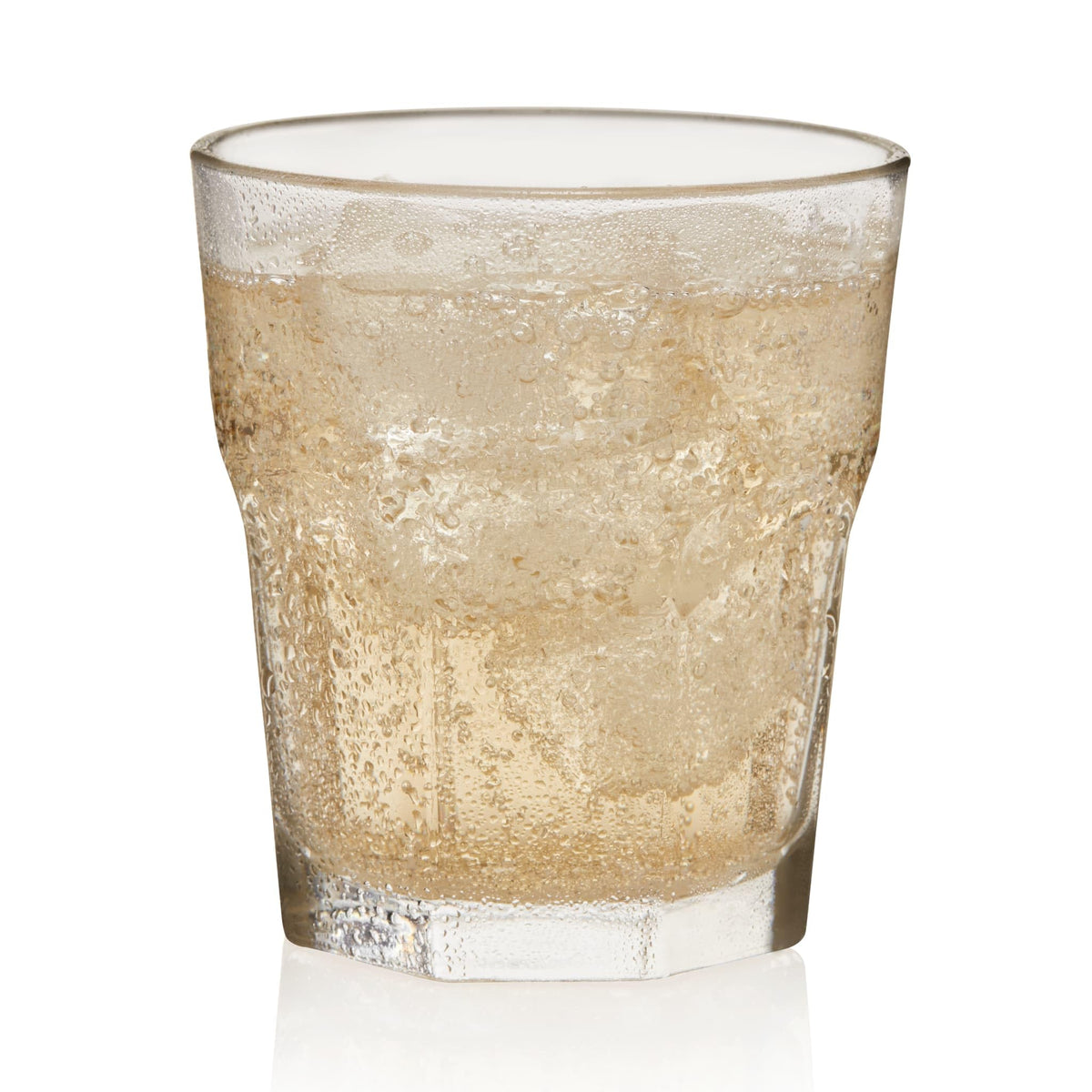 Libbey Gibraltar 12oz rocks glass base close-up showing sturdy weight for confident pours.