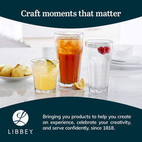 Libbey Gibraltar sturdy base glass designed for daily use