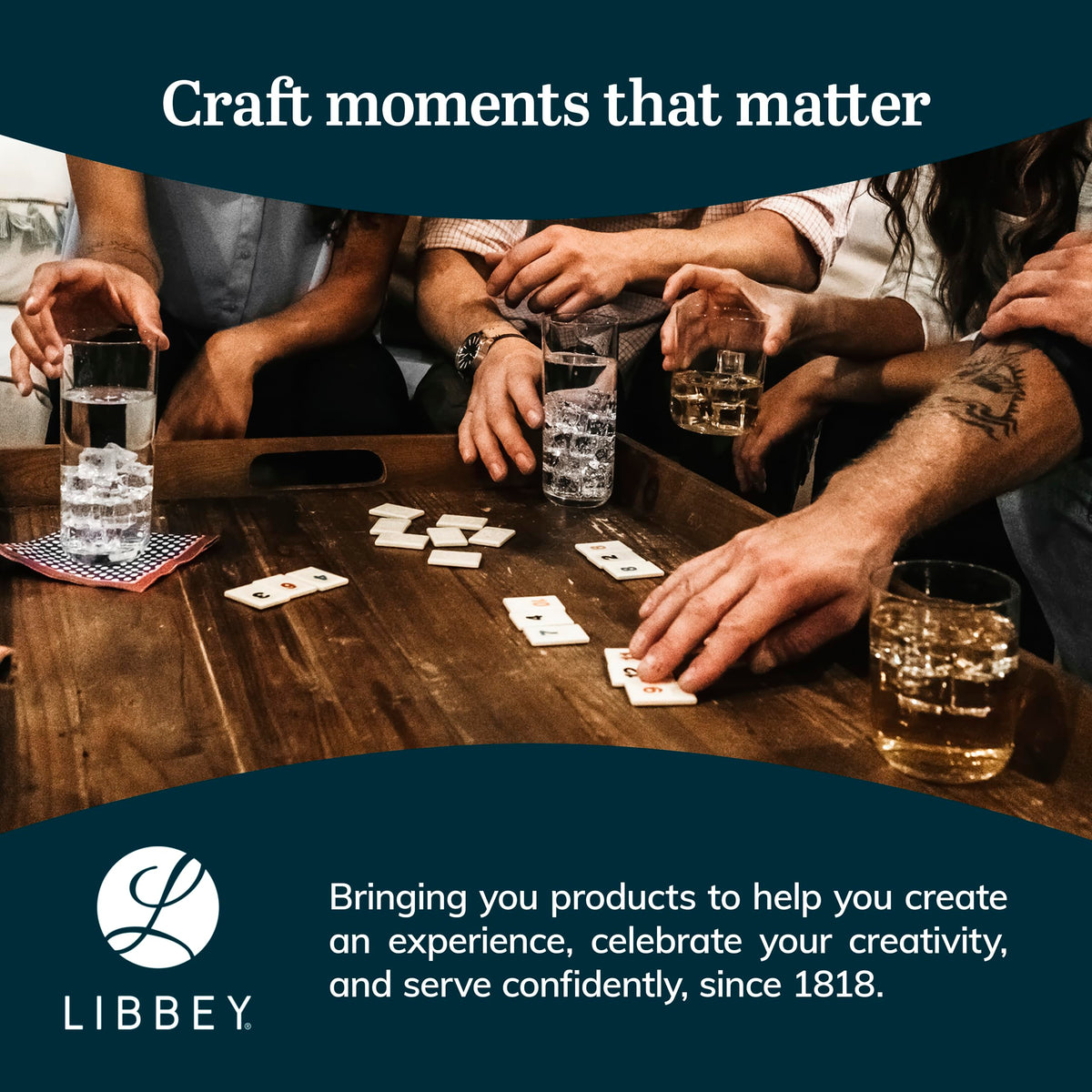 Libbey Samba dishwasher-safe glasses simplify cleanup after meals.