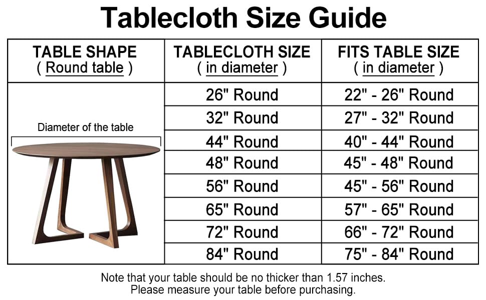 LIBERECOO elastic-edged tablecloth ensuring a snug, non-slip fit.