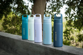 LifeStraw Go Series double-wall insulation cross-section demonstrates cold retention.