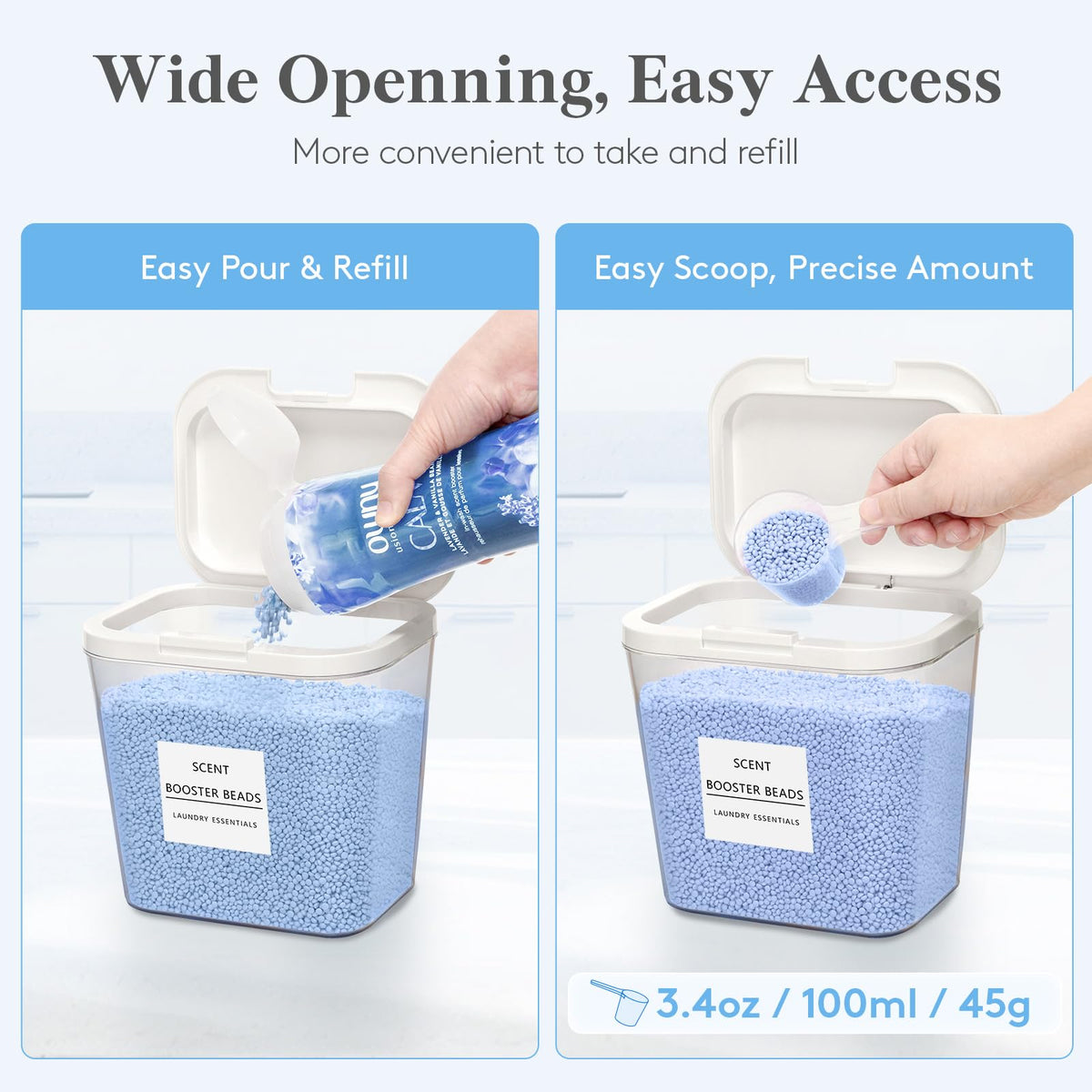 Lifewit 1.2-gallon pod container offers ample space for larger loads