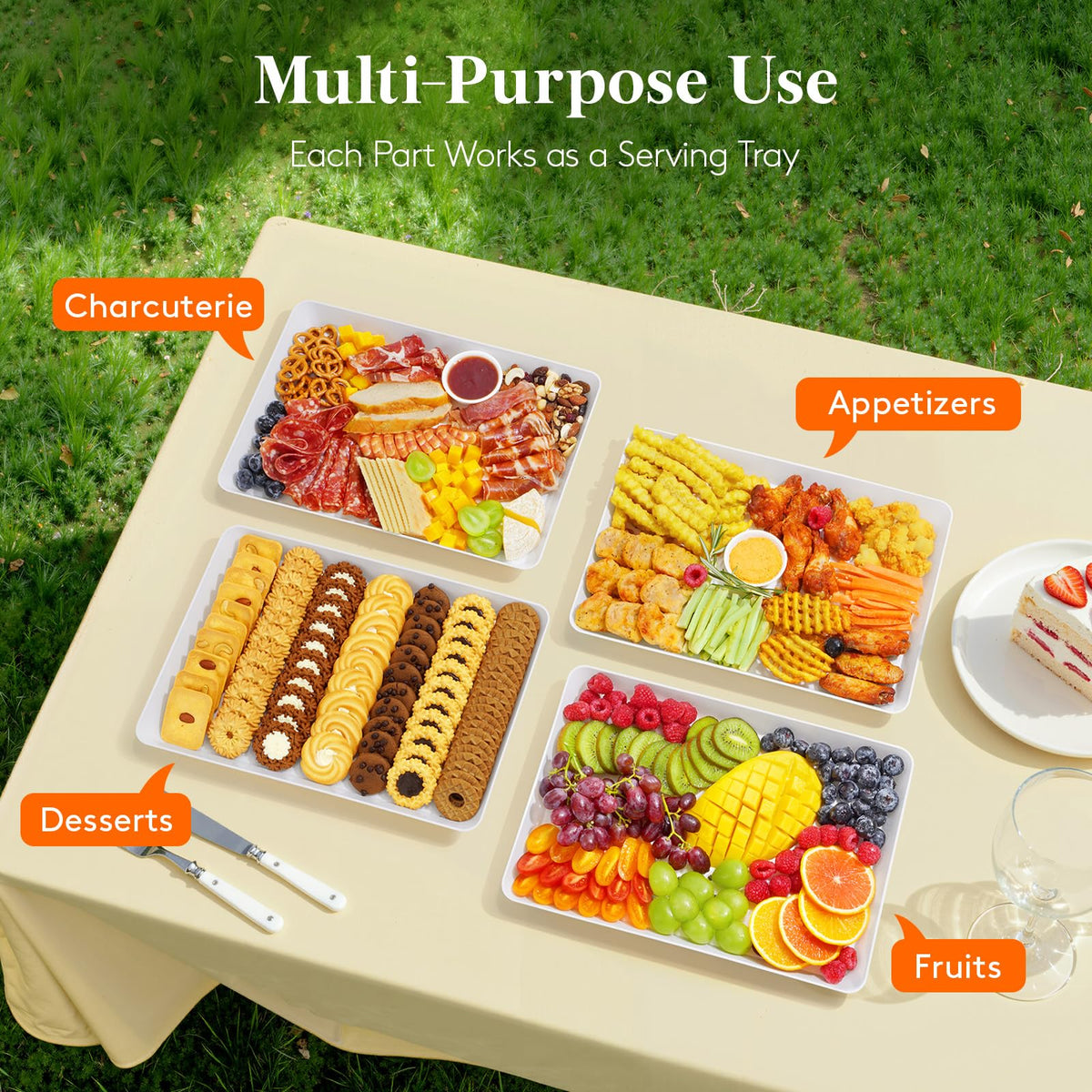 Lifewit buffet-style setup complements any party décor