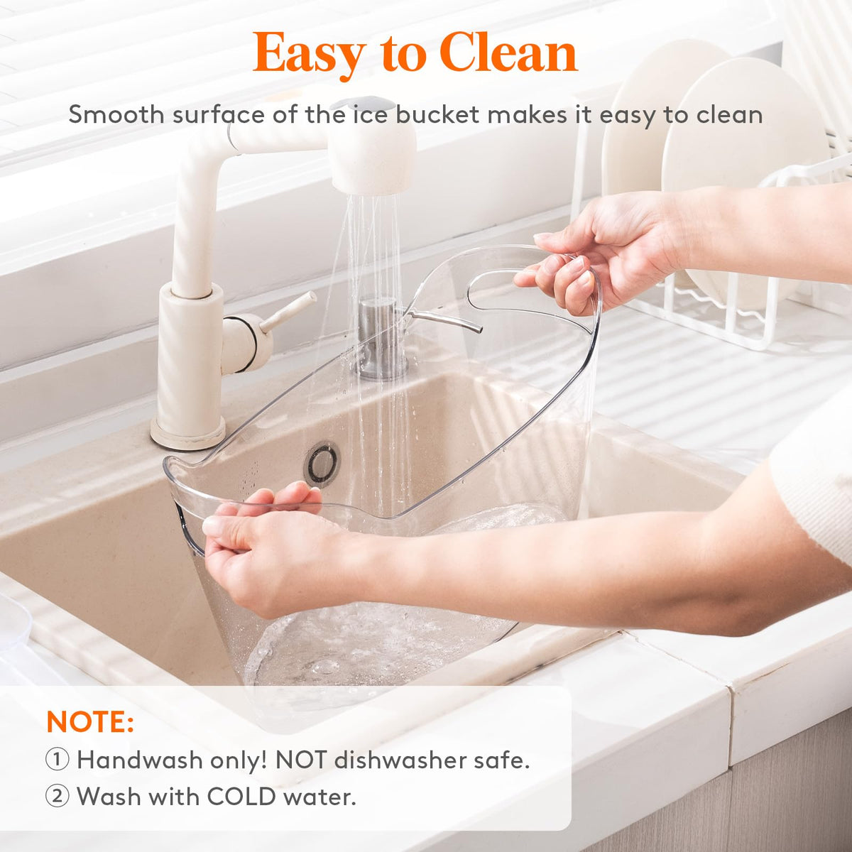 Lifewit easy-clean smooth surface makes cleanup simple