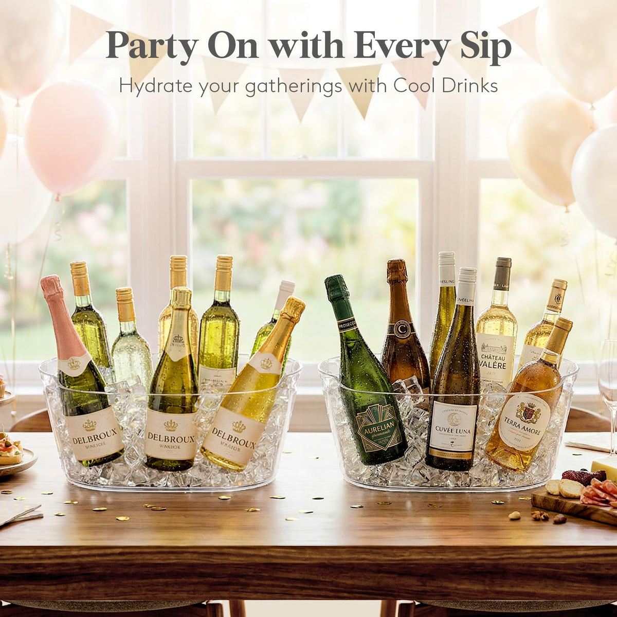 Lifewit easy-clean surface simplifies post-event cleanup