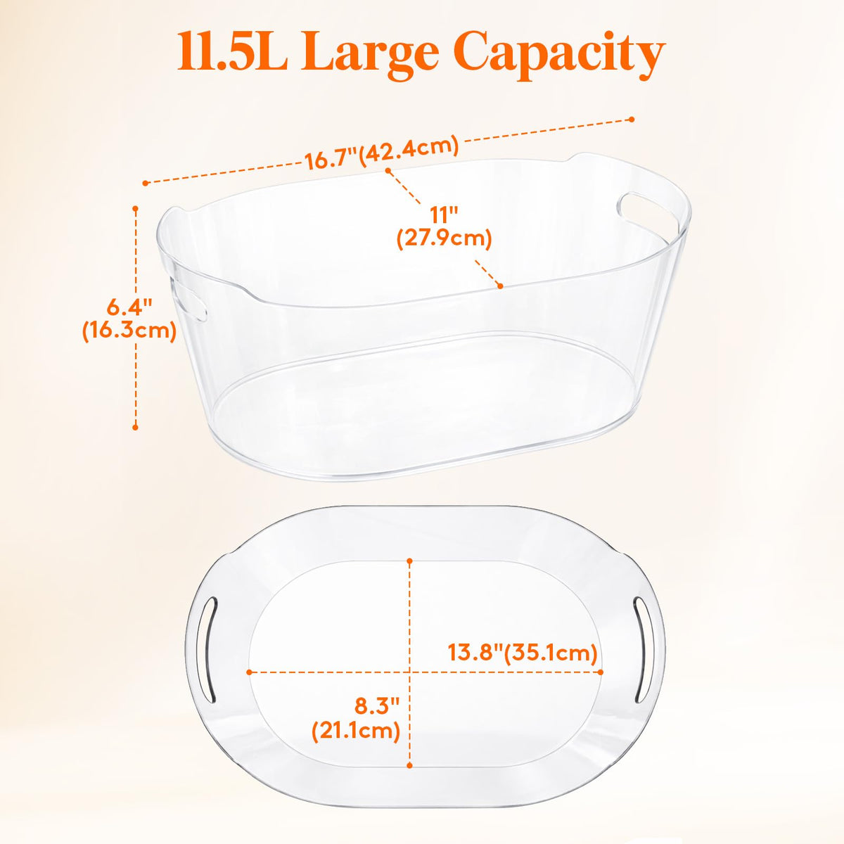 Lifewit ice scoop included for quick ice replenishment