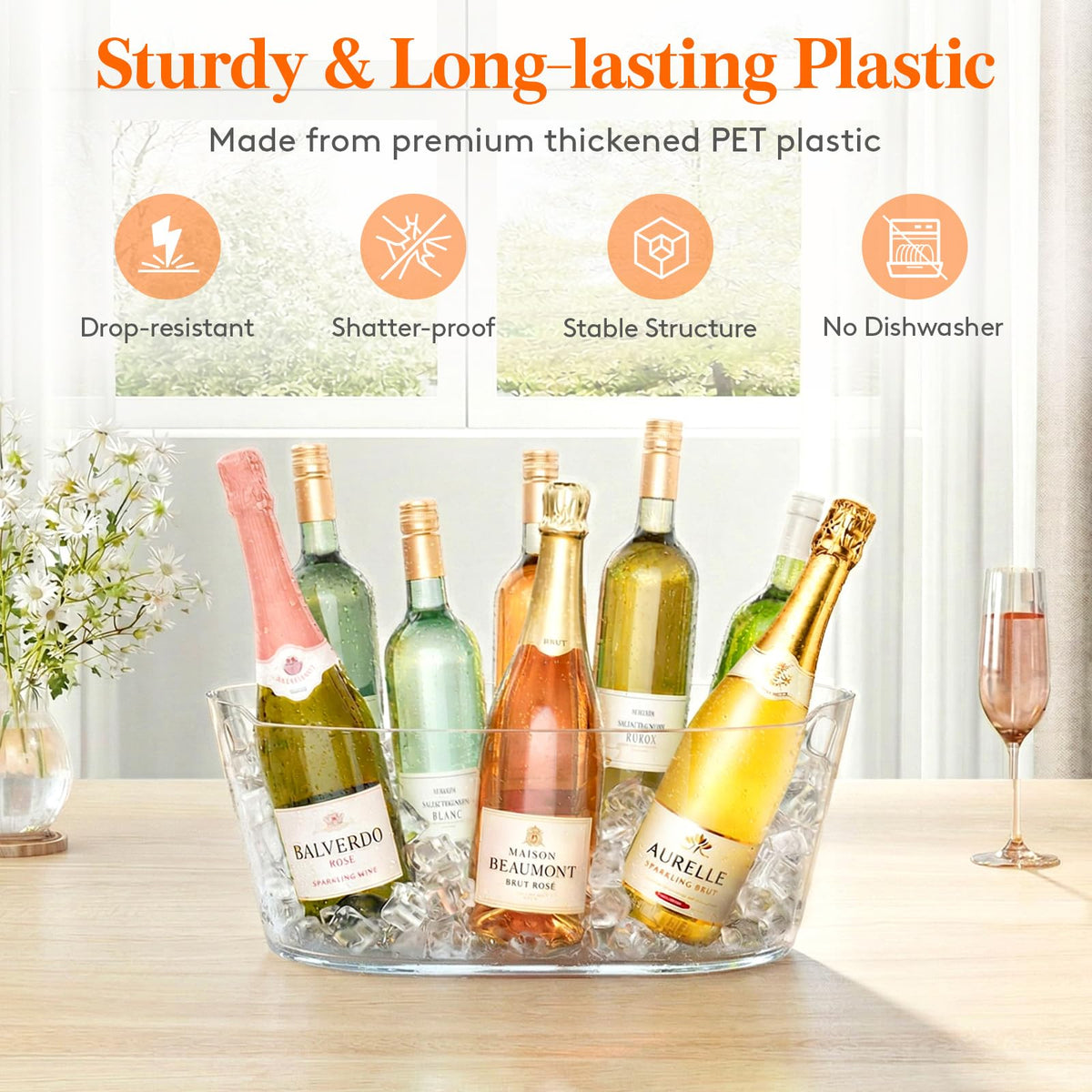 Lifewit large bar cooler ideal for parties, picnics, and weddings