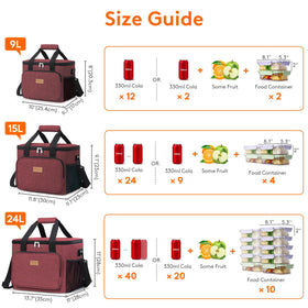 Lifewit sturdy zipper minimizes breakage and secures contents.