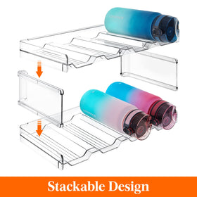Lifewit patented interior design provides stable bottle storage and prevents shifting.