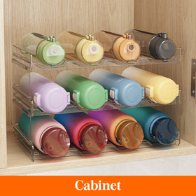 Lifewit shatterproof PET material delivers durable, long-lasting bottle organization.