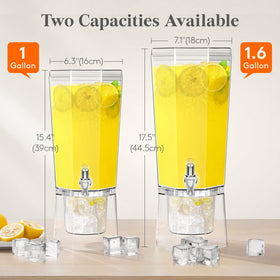 Lifewit spigot with silicone washer ensures drip-free pouring.