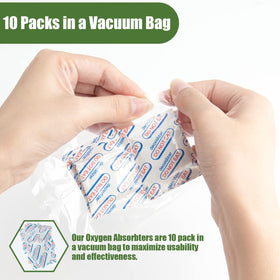 LIFJOY oxygen absorber extends freshness and color in dried foods.