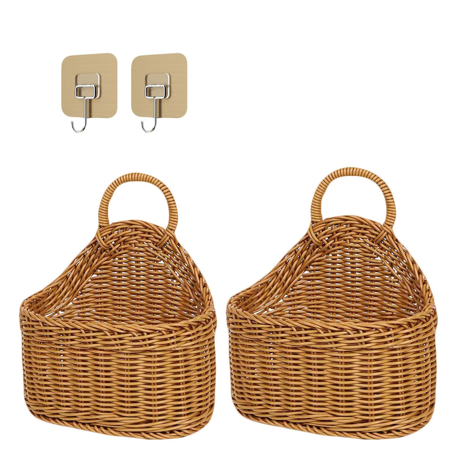 LIFTATAPA hanging basket mounted on kitchen wall for organized storage