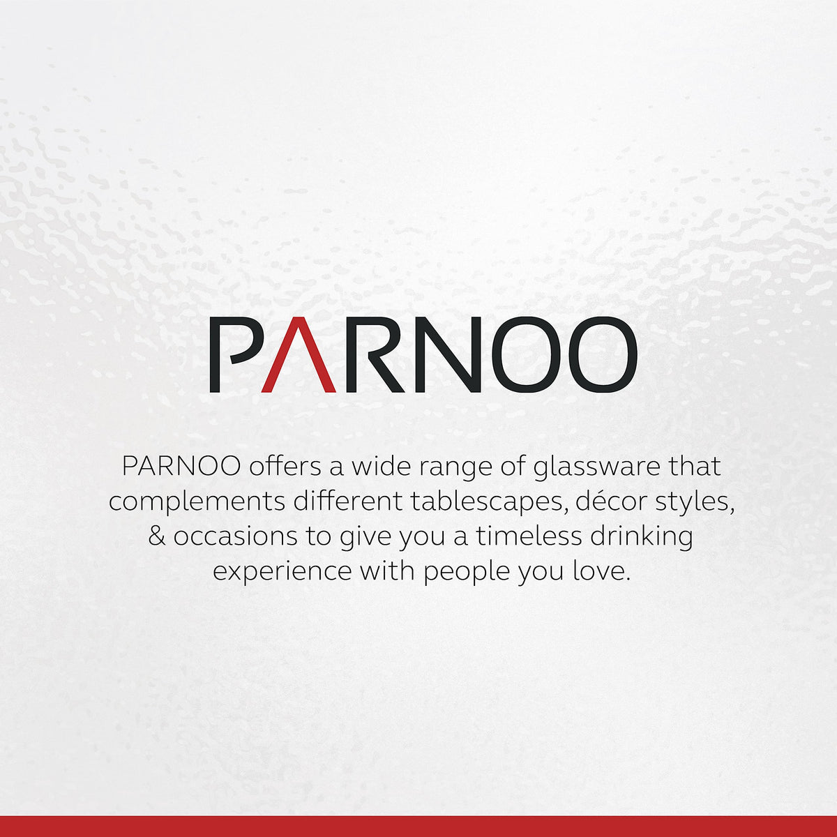 Light In The Dark PARNOO beer and juice glasses suited for casual gatherings.