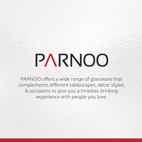 Light In The Dark PARNOO beer and juice glasses suited for casual gatherings.