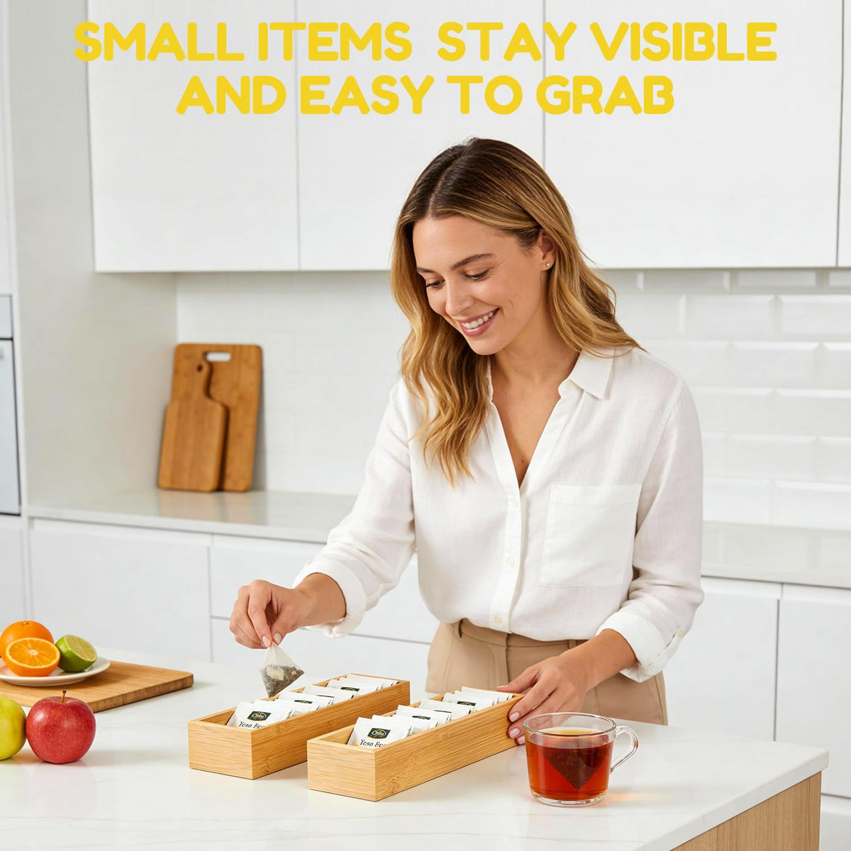 LilLittle organizer neatly sorts kitchen utensils in a drawer