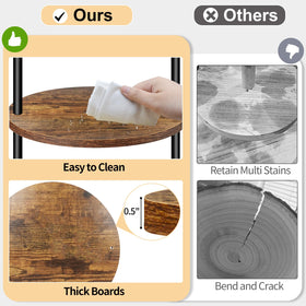 Lilybud assembly-ready stand with clear hardware and quick setup