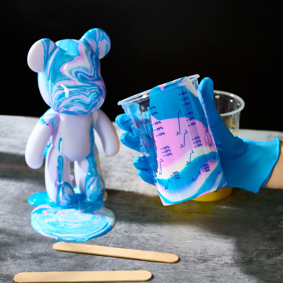 Lilymicky cups feature a stable base for steady pouring and visibility