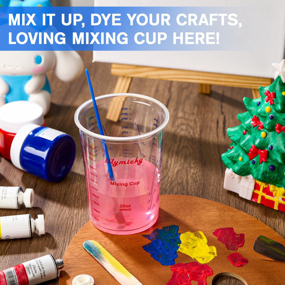 Lilymicky thickened wooden sticks resist snapping during thick resin blends
