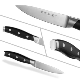 linoroso paring knife compact 3.5-inch blade for detail work