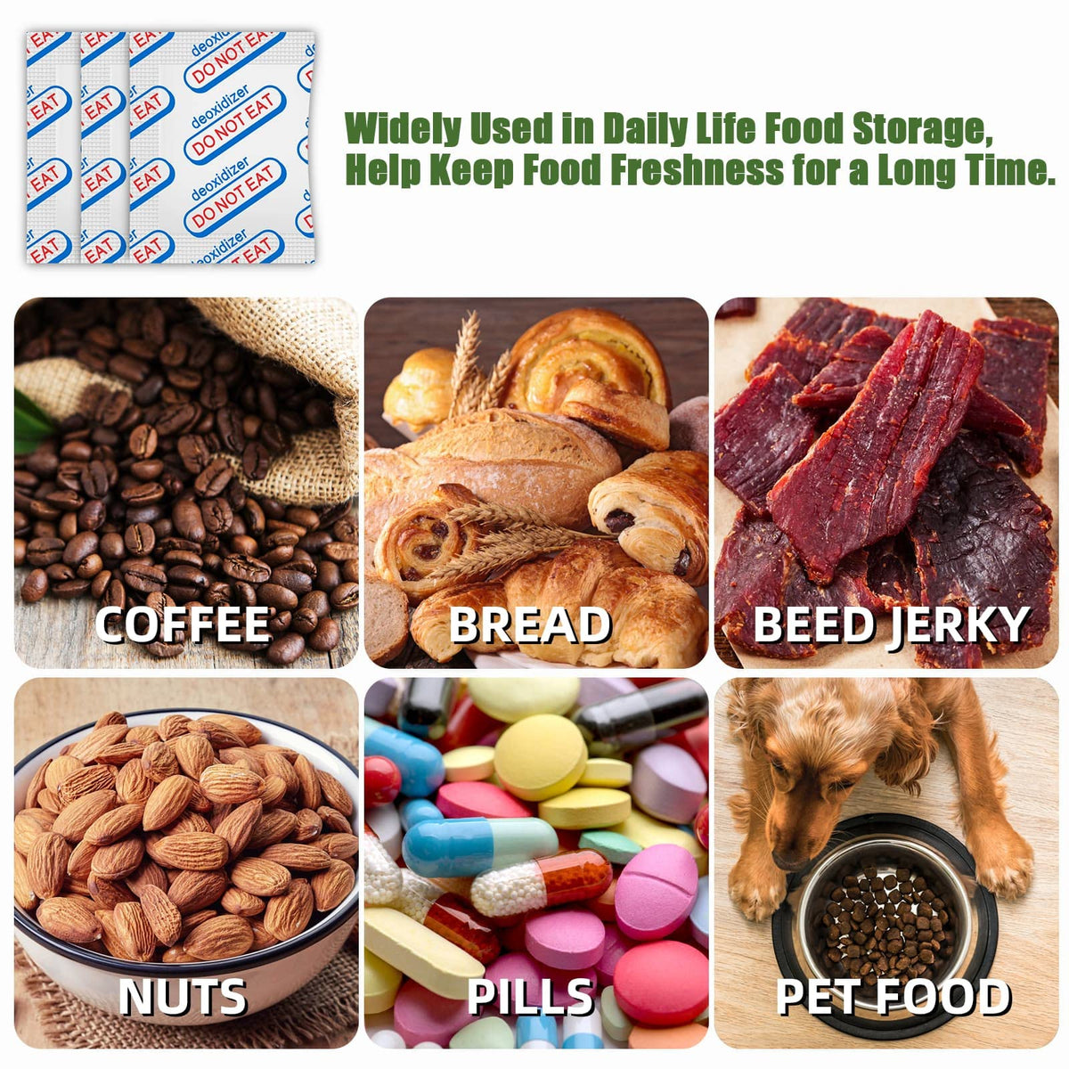 LinsKind absorber preserves jerky, nuts, and spices' taste and color.