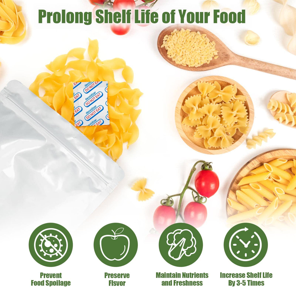 LinsKind vacuum bag packaging saves space and reduces waste.