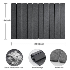 LiteTool grey drying mat complements modern kitchen decor