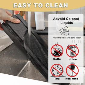 LiteTool Stone Drying Mat beside dishwasher reduces splashes