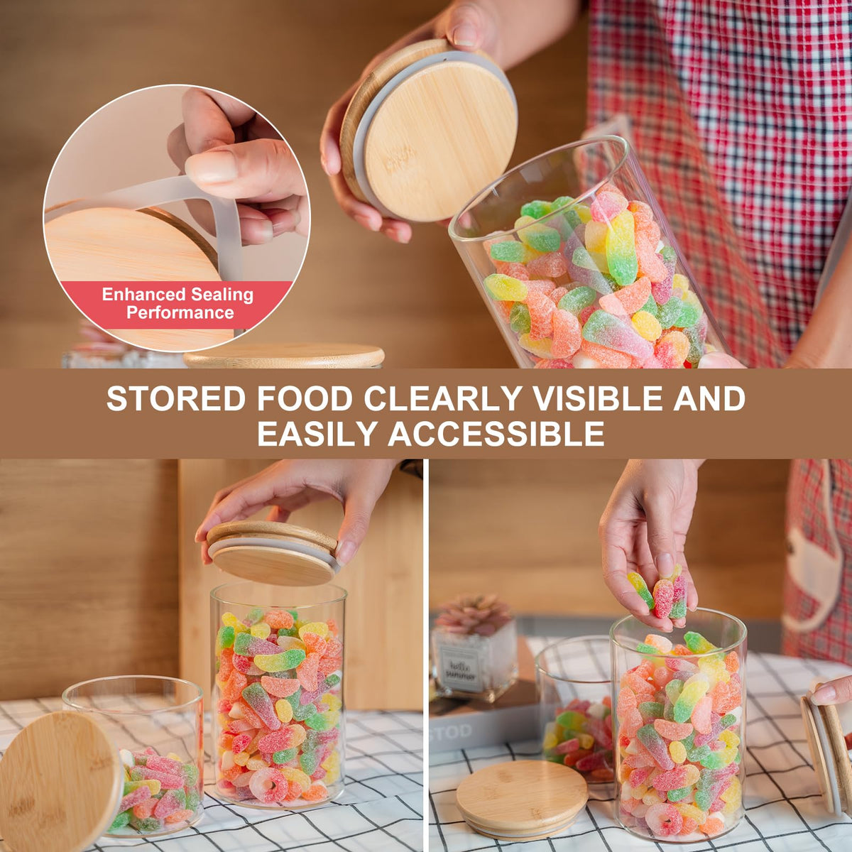 Liuruiyu glass containers are dishwasher safe for quick cleanup.