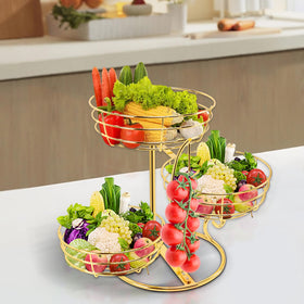 Modern gold Livabber kitchen organizer complements various decors