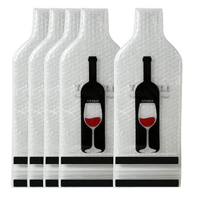 LIVEBAY wine bag travel protector with secure double-zip closure for luggage