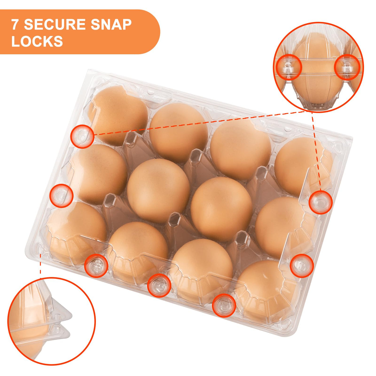 Lixavaer durable PET material provides clear visibility for inspection.
