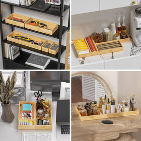 Lixple organizer supports multi-use storage solutions.