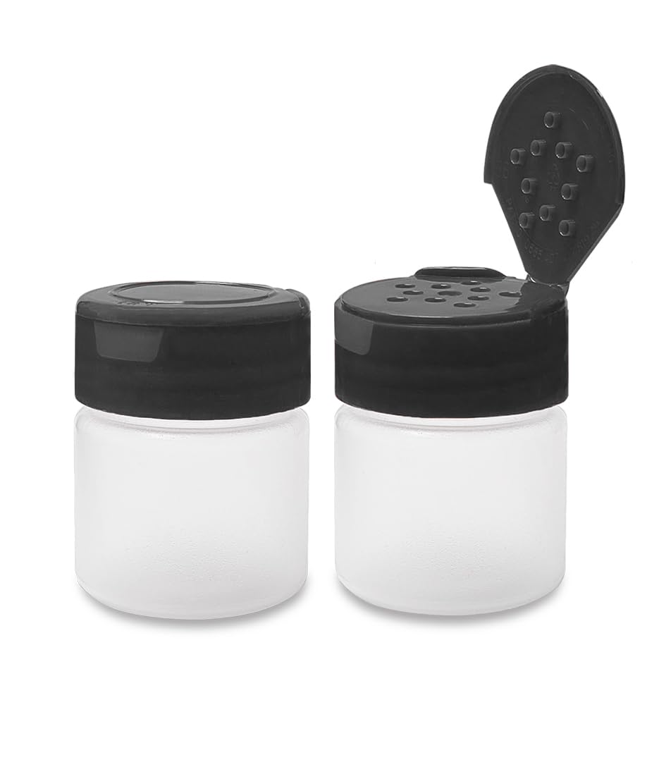 ljdeals 12-pack spice bottles arranged for pantry storage