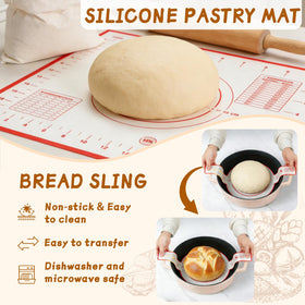 lockincar dough whisk and bread lame for smooth mixing and scoring.