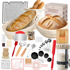 lockincar sourdough starter kit contents for seamless home baking.