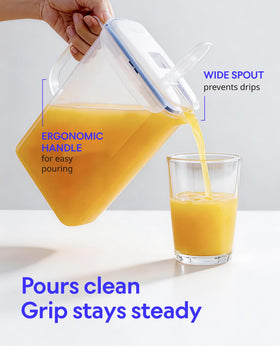 LocknLock Aqua Fridge Water Jug ideal as a juice pitcher for chilled drinks.