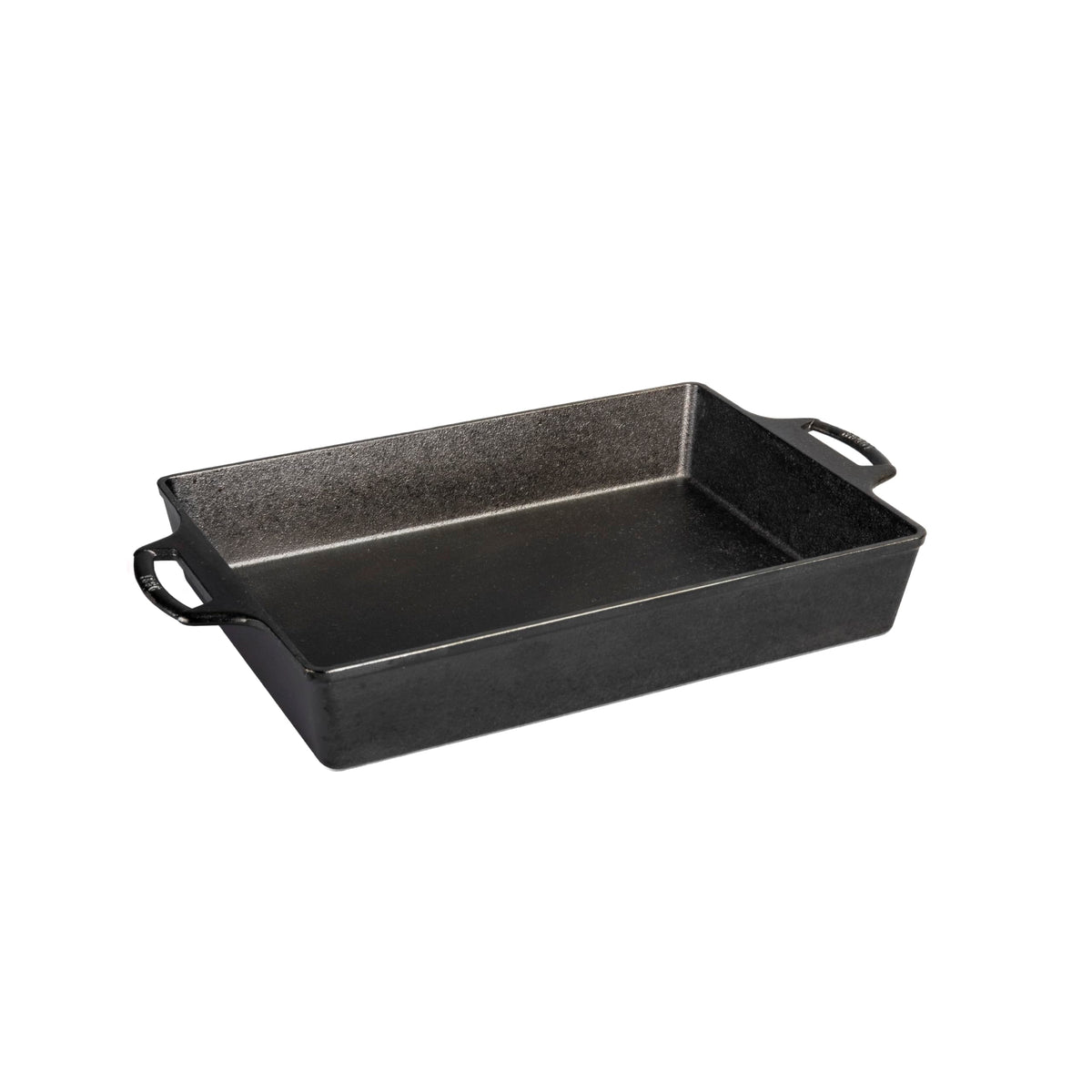 Lodge Cast Iron Casserole Pan seasoned and ready to use from the box.