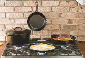 Lodge 8-inch cast iron griddle tortilla-ready surface for homemade tortillas.