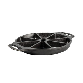 Heirloom-quality Lodge cast iron bakeware with durable construction.