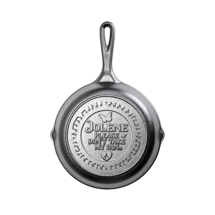 Lodge Jolene 8-inch skillet with teardrop handle for stove to oven use