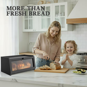 Simple tool-free assembly of LOHASOK bread box