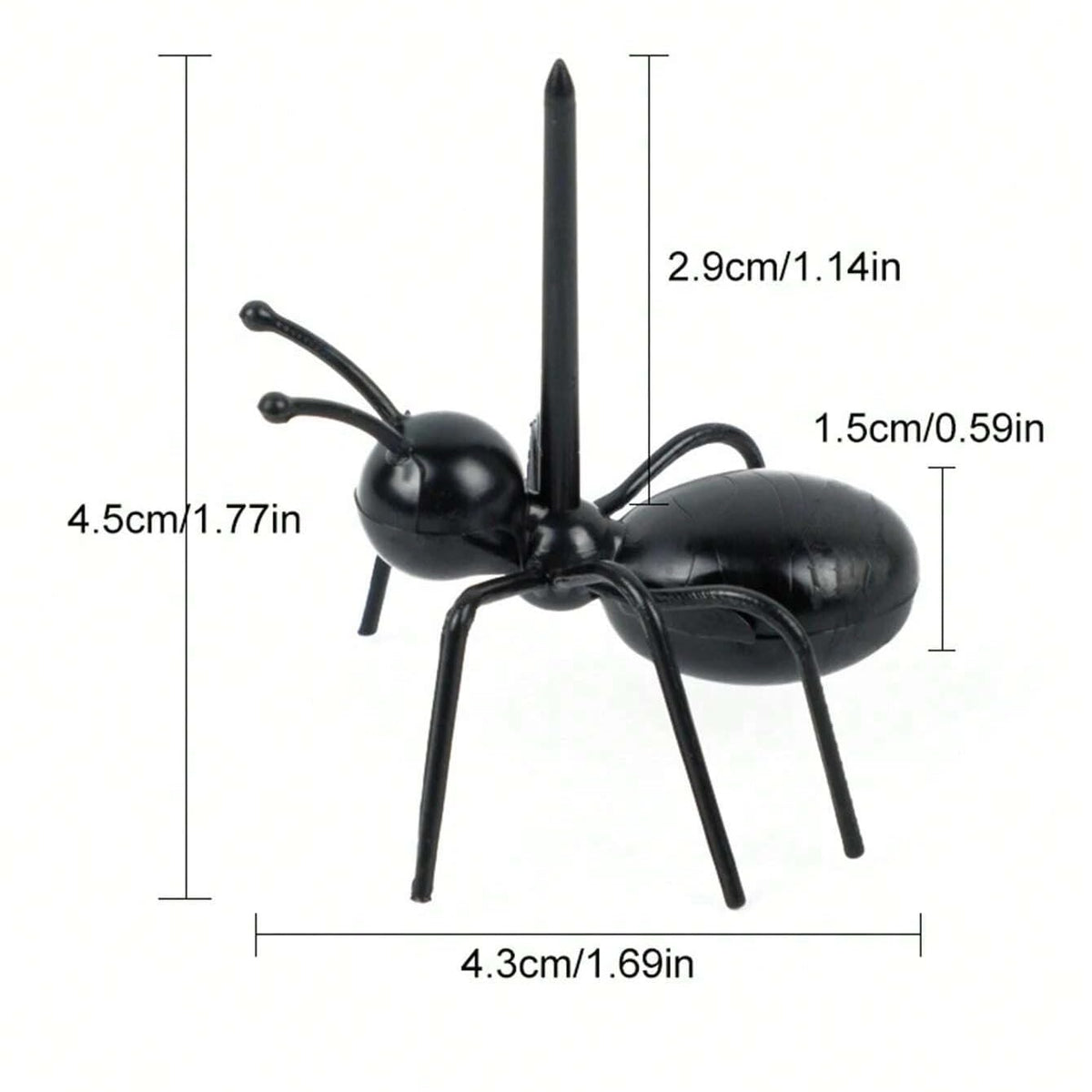 Loizziuy ant-shaped picks close-up in a bento box